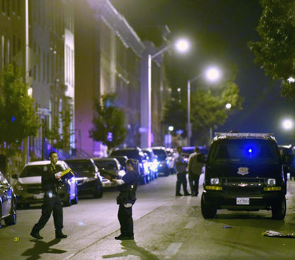 Baltimore Police: 8 wounded in attack, 3 shooters still at large
