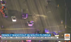 Chase and shootout involving hijacked UPS truck in Florida lead to four deaths