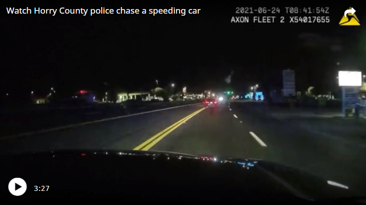 ‘He’s upside down over here’: Dashcam footage tells story of deadly Horry police chase
